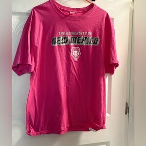 Bright Pink The University of New Mexico Graphic Tee Shirt-Short sleeve Like New